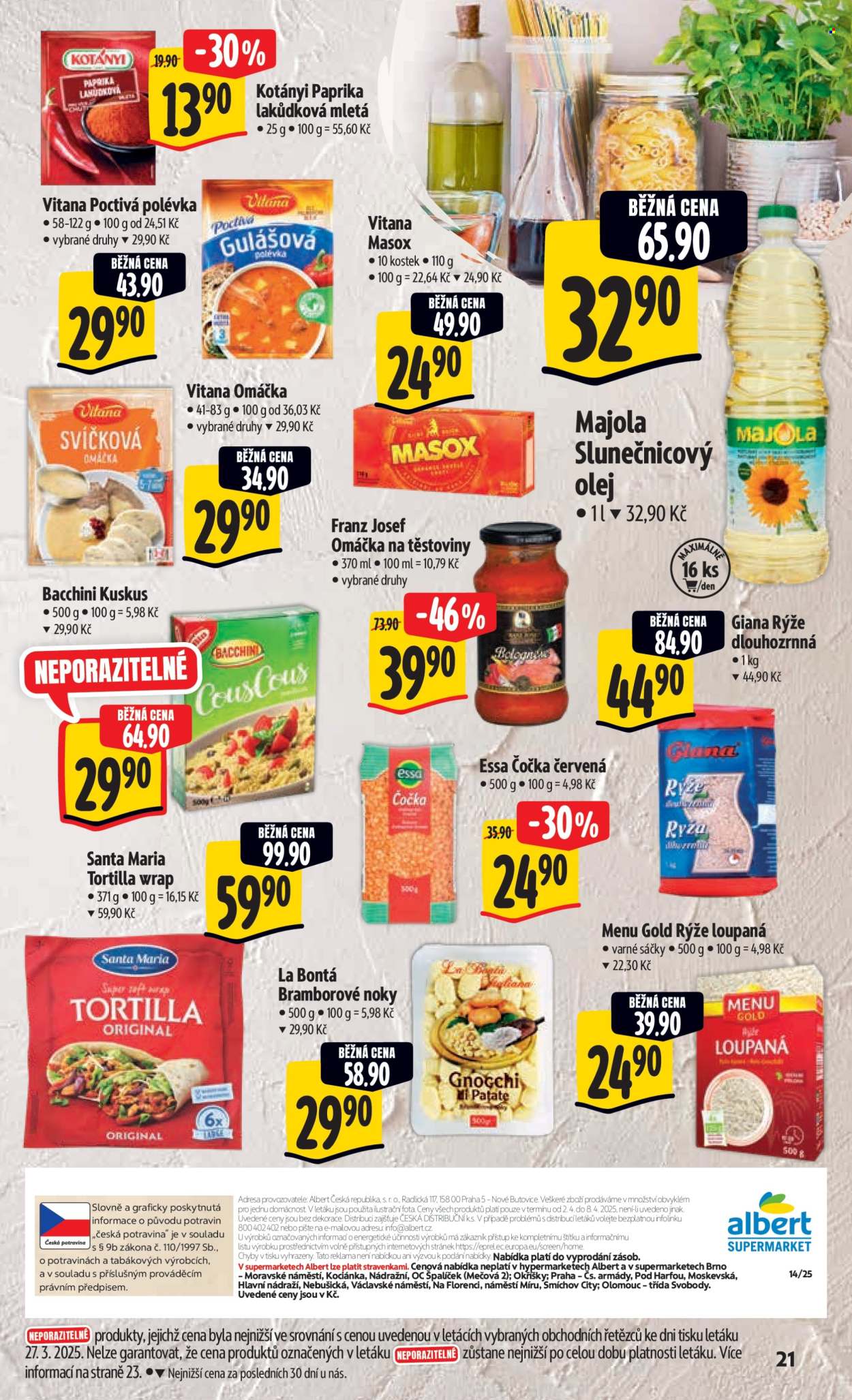 Leták Albert Supermarket - 2.4.2025 - 8.4.2025. Strana 29