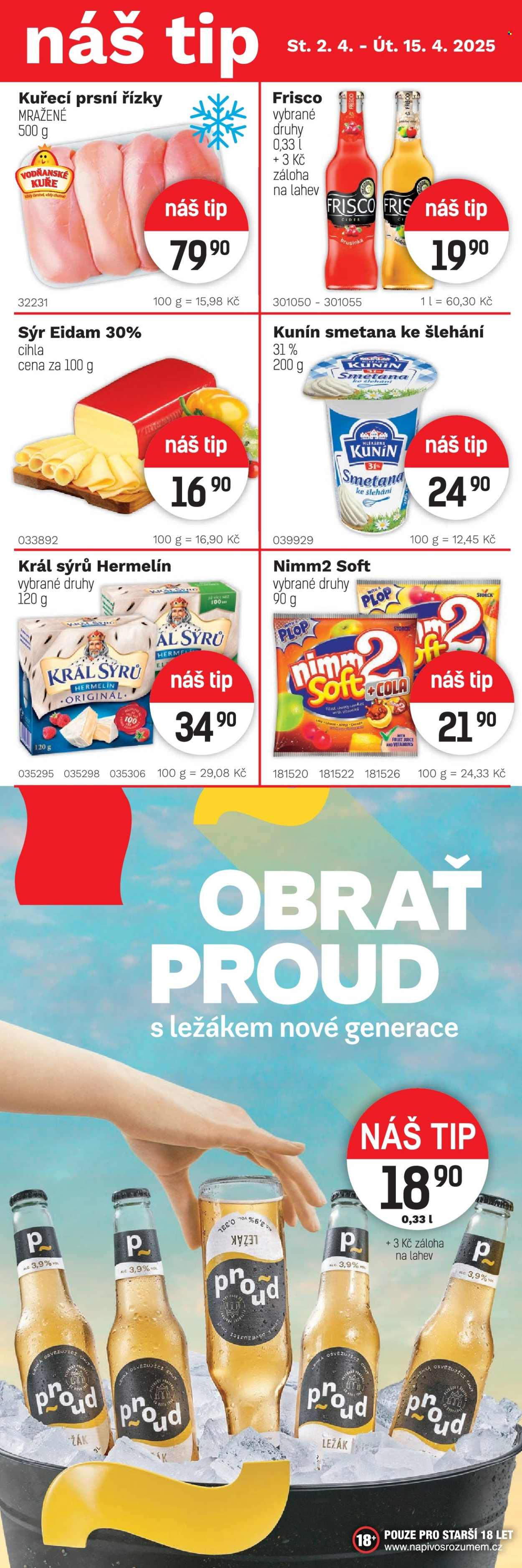 Leták Konzum - 2.4.2025 - 15.4.2025. Strana 2