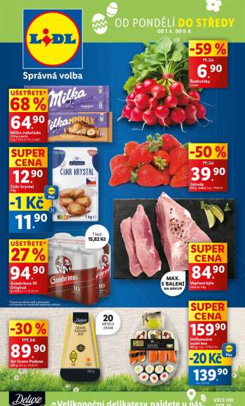 Leták Lidl - 7.4.2025 - 13.4.2025.