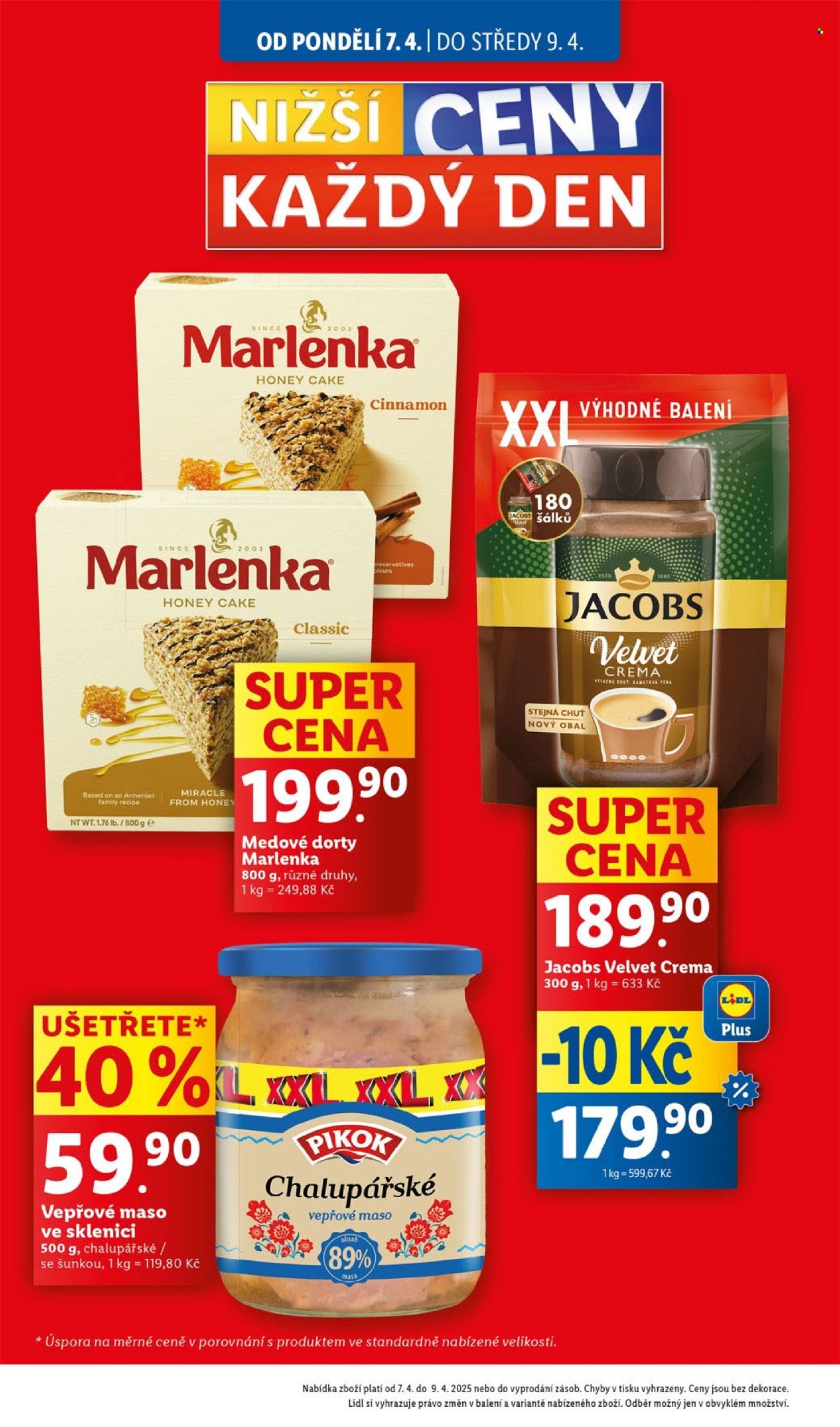 Leták Lidl - 7.4.2025 - 13.4.2025. Strana 2