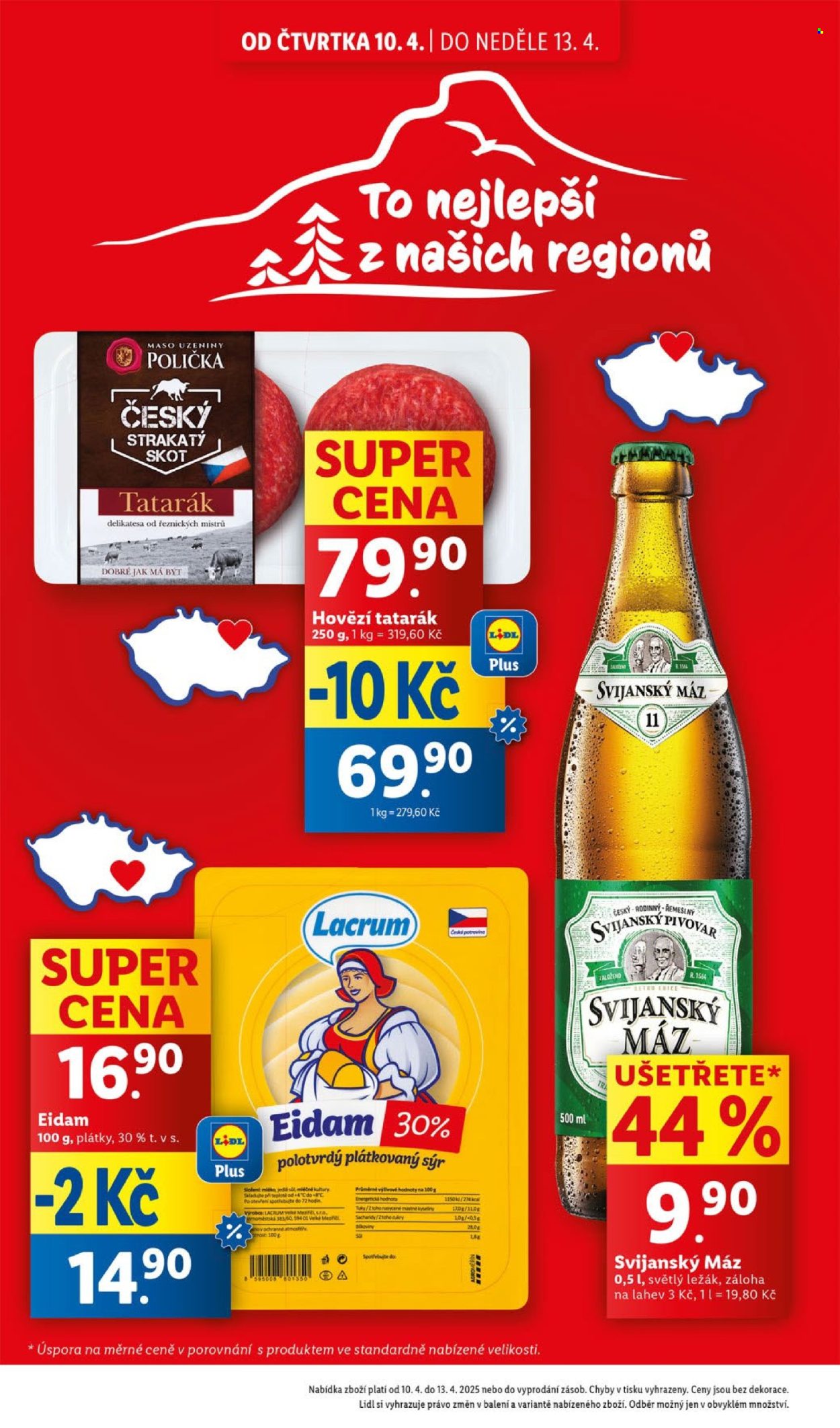 Leták Lidl - 10.4.2025 - 13.4.2025. Strana 2
