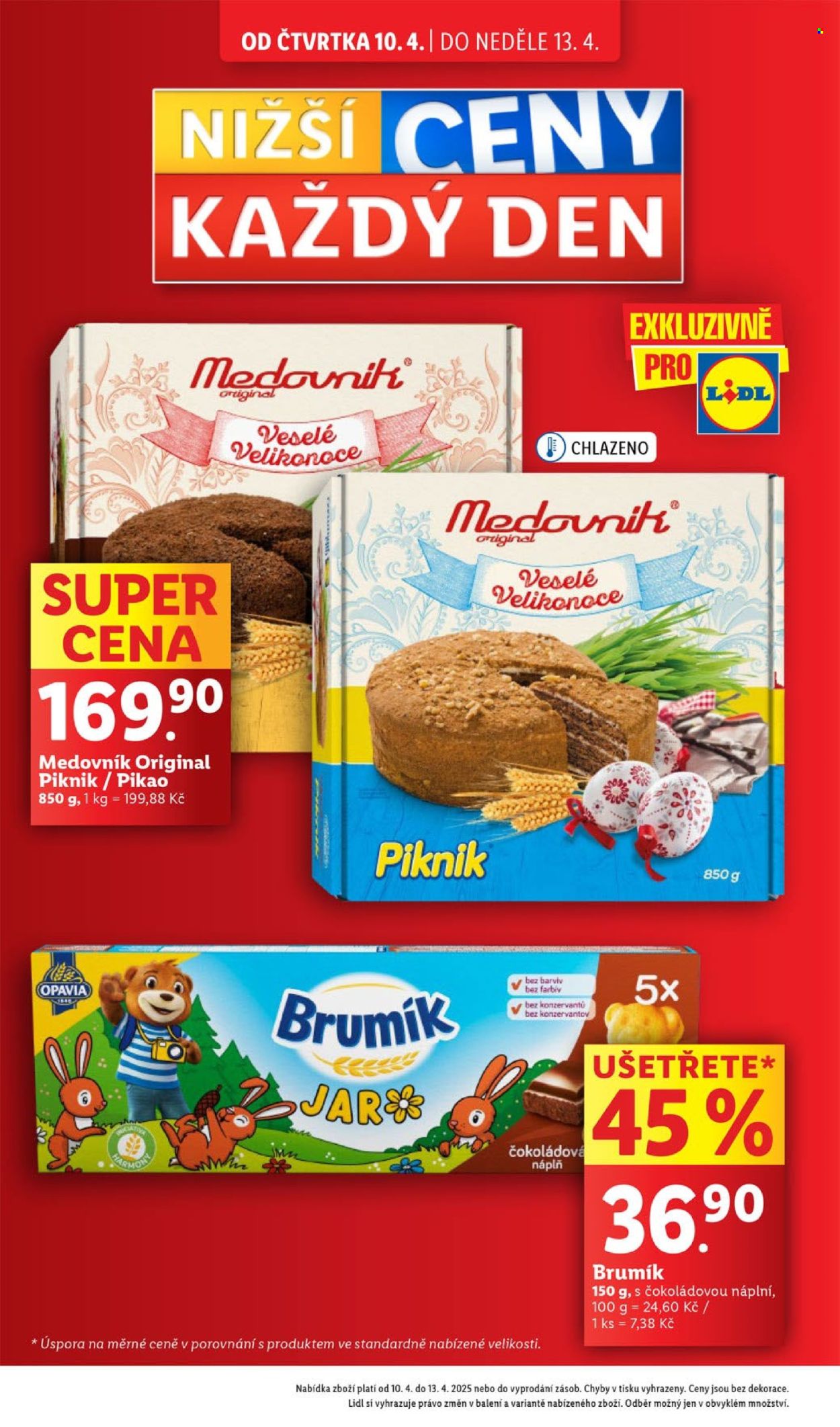 Leták Lidl - 10.4.2025 - 13.4.2025. Strana 4