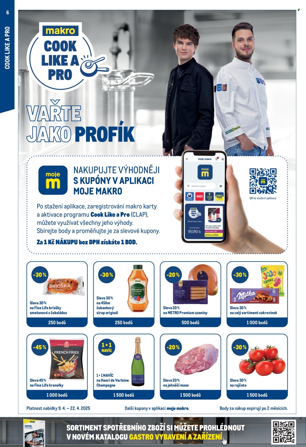 Leták MAKRO - 9.4.2025 - 22.4.2025. Strana 6