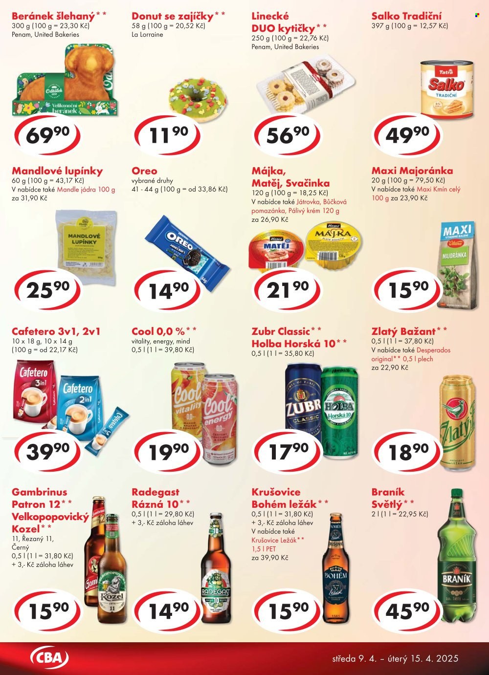 Leták CBA Premium - 9.4.2025 - 15.4.2025. Strana 4