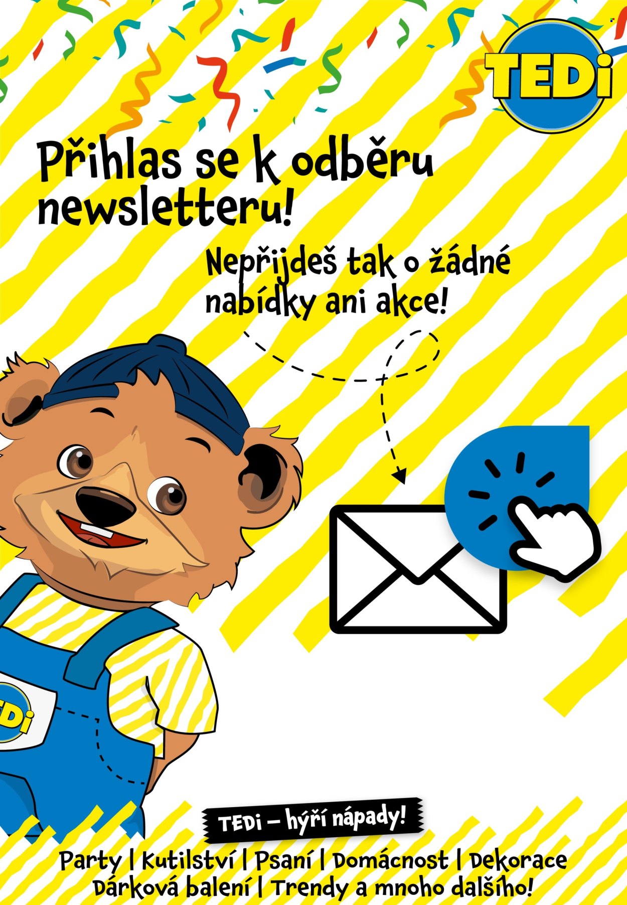 Leták TEDi. Strana 8