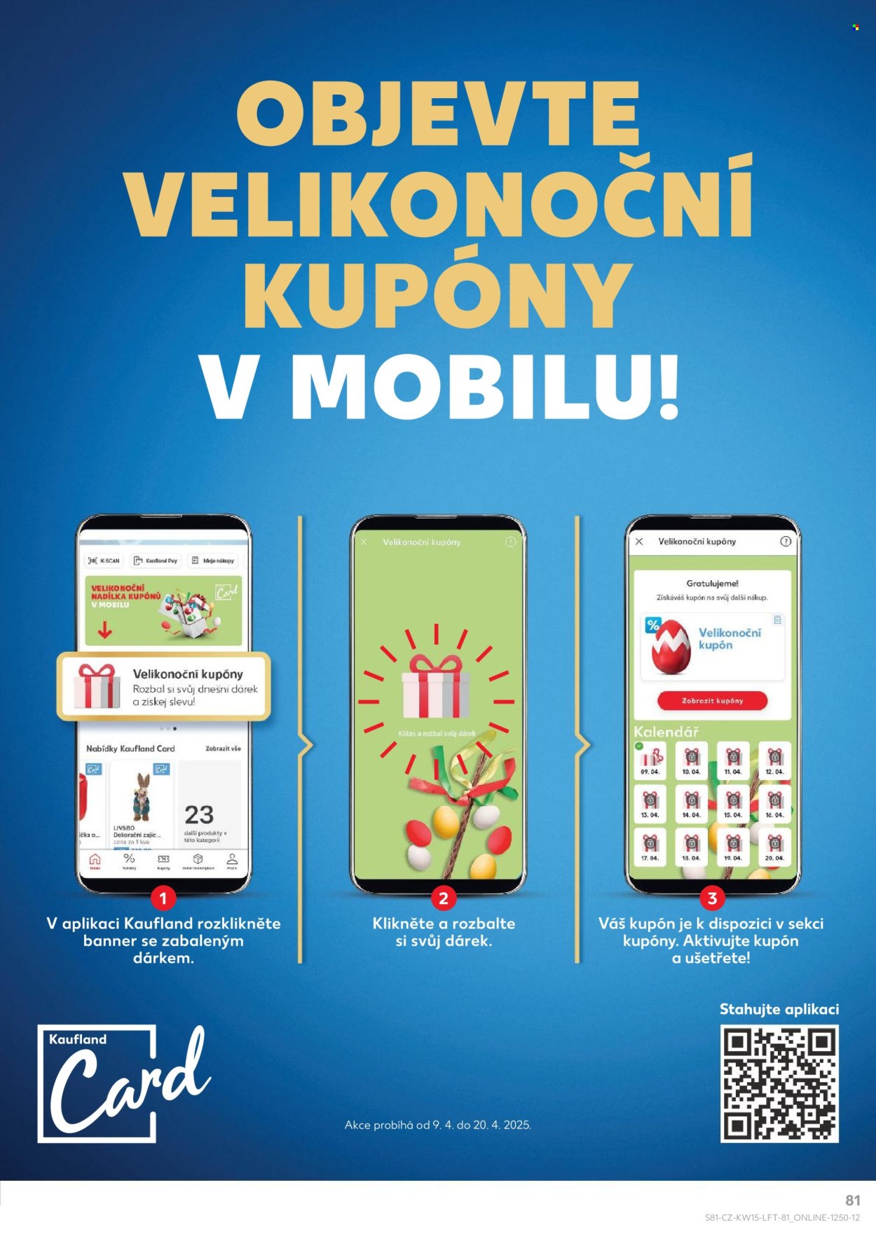 Leták Kaufland - 9.4.2025 - 15.4.2025. Strana 81