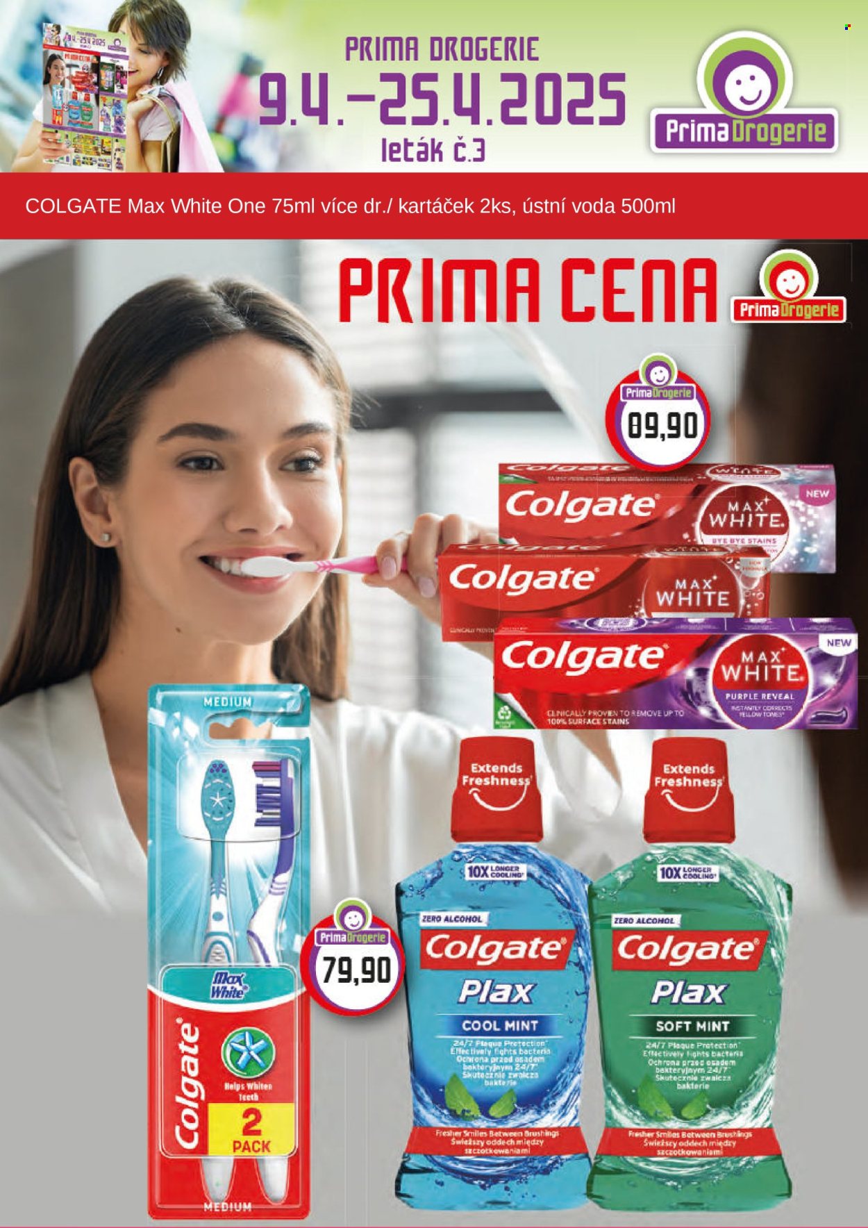 Leták Prima Drogerie - 9.4.2025 - 25.4.2025. Strana 1