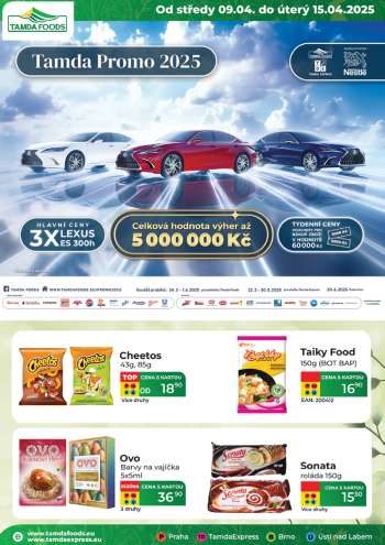 Leták Tamda Foods - 9.4.2025 - 15.4.2025.