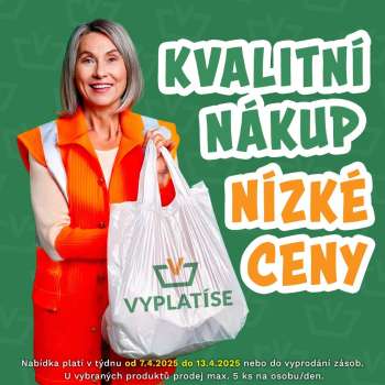 Leták Vyplatíse - 7.4.2025 - 13.4.2025.