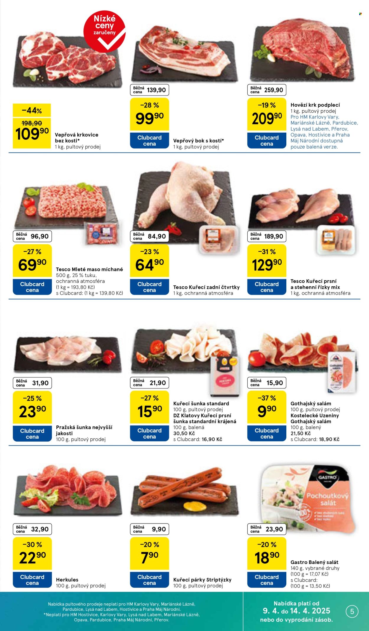 Leták TESCO - 9.4.2025 - 14.4.2025. Strana 5