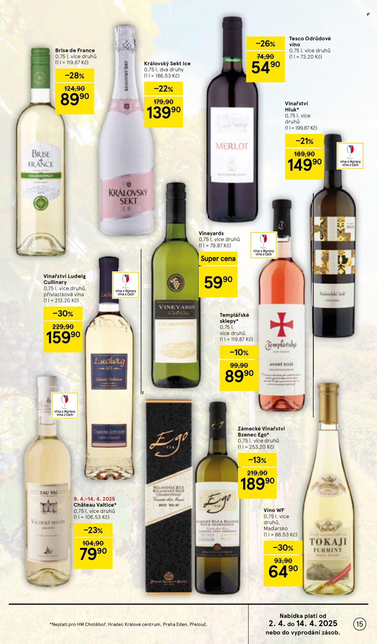 Leták TESCO - 9.4.2025 - 14.4.2025. Strana 15
