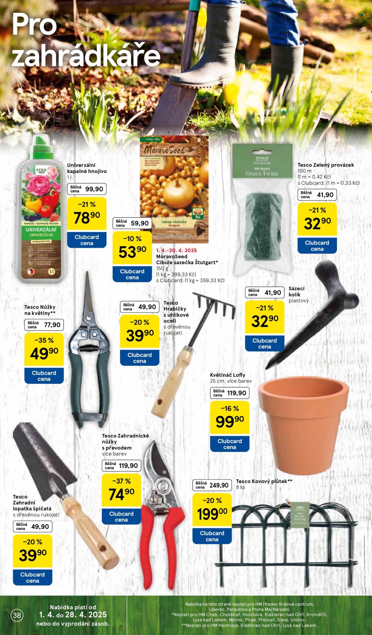 Leták TESCO - 9.4.2025 - 14.4.2025. Strana 38