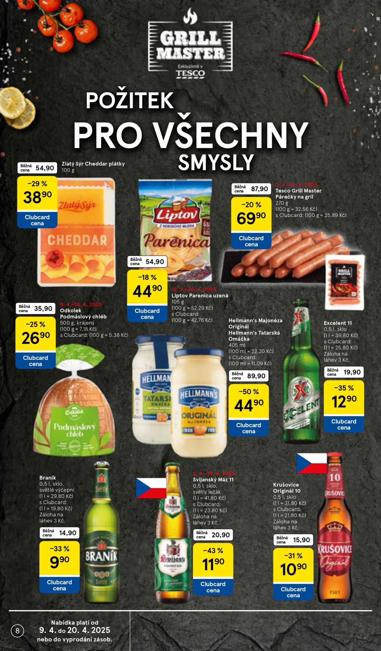 Leták TESCO supermarket - 9.4.2025 - 14.4.2025. Strana 8