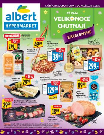 Leták Albert Hypermarket - 9.4.2025 - 20.4.2025.