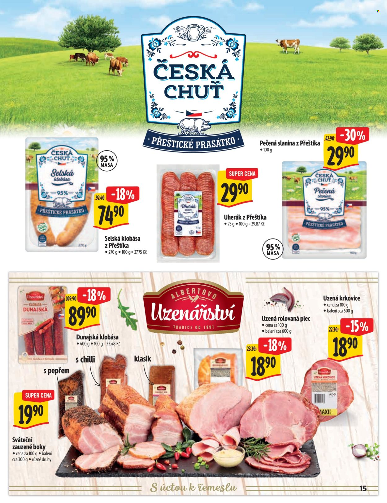 Leták Albert Hypermarket - 9.4.2025 - 20.4.2025. Strana 15