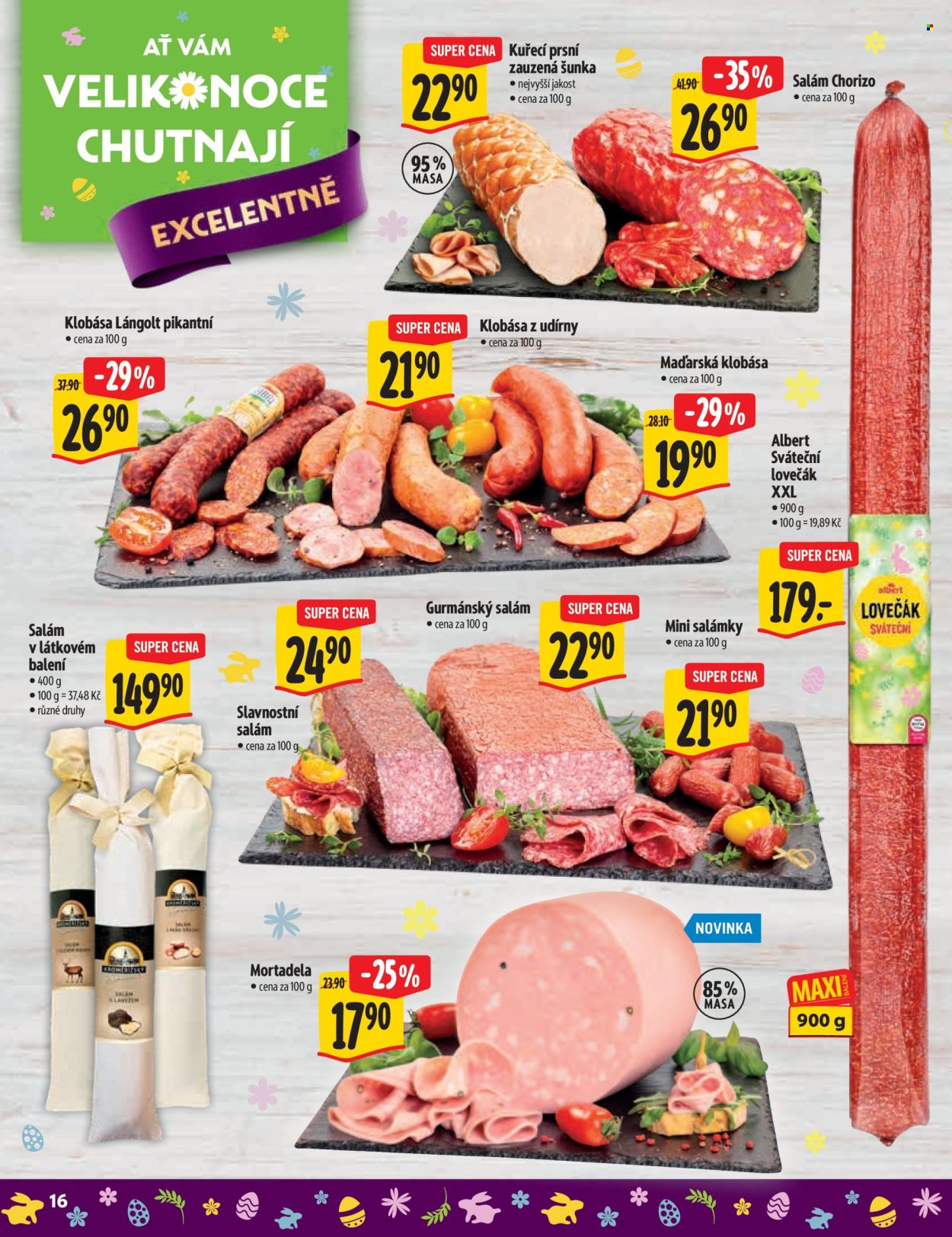 Leták Albert Hypermarket - 9.4.2025 - 20.4.2025. Strana 16