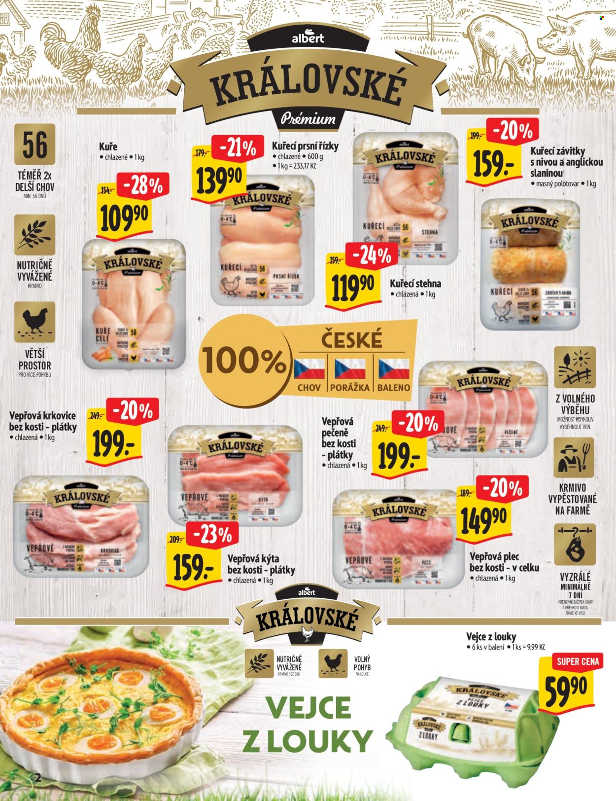 Leták Albert Supermarket - 9.4.2025 - 20.4.2025. Strana 2