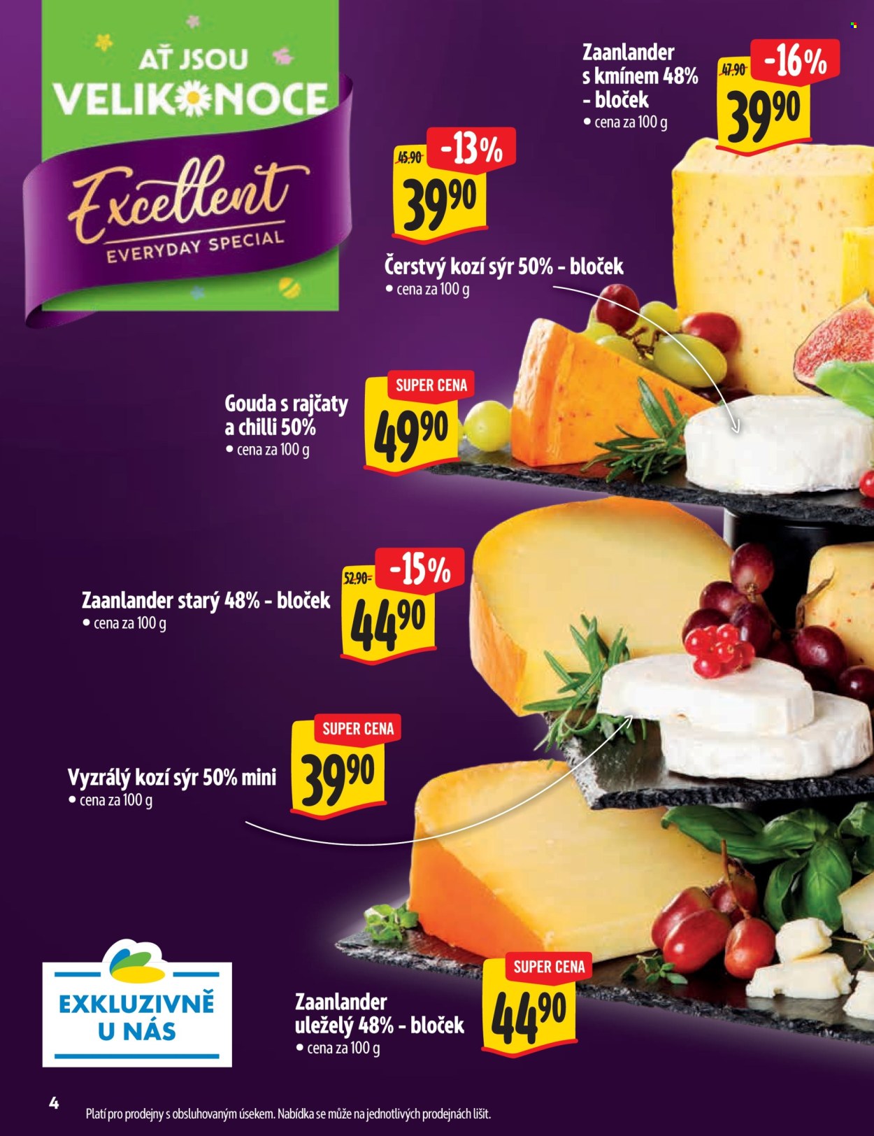 Leták Albert Supermarket - 9.4.2025 - 20.4.2025. Strana 4