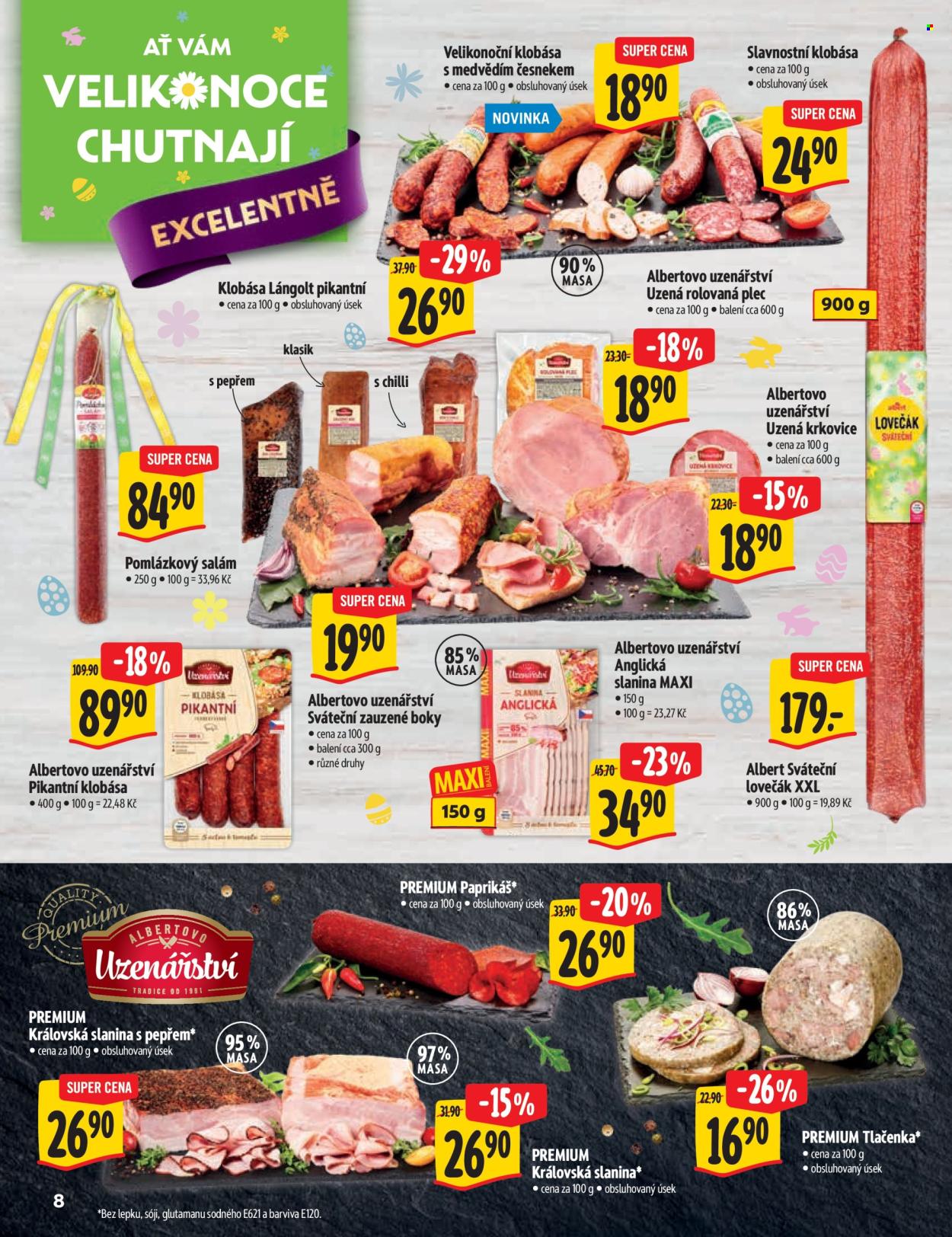Leták Albert Supermarket - 9.4.2025 - 20.4.2025. Strana 8