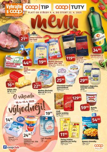 Leták coop TIP - 9.4.2025 - 22.4.2025.