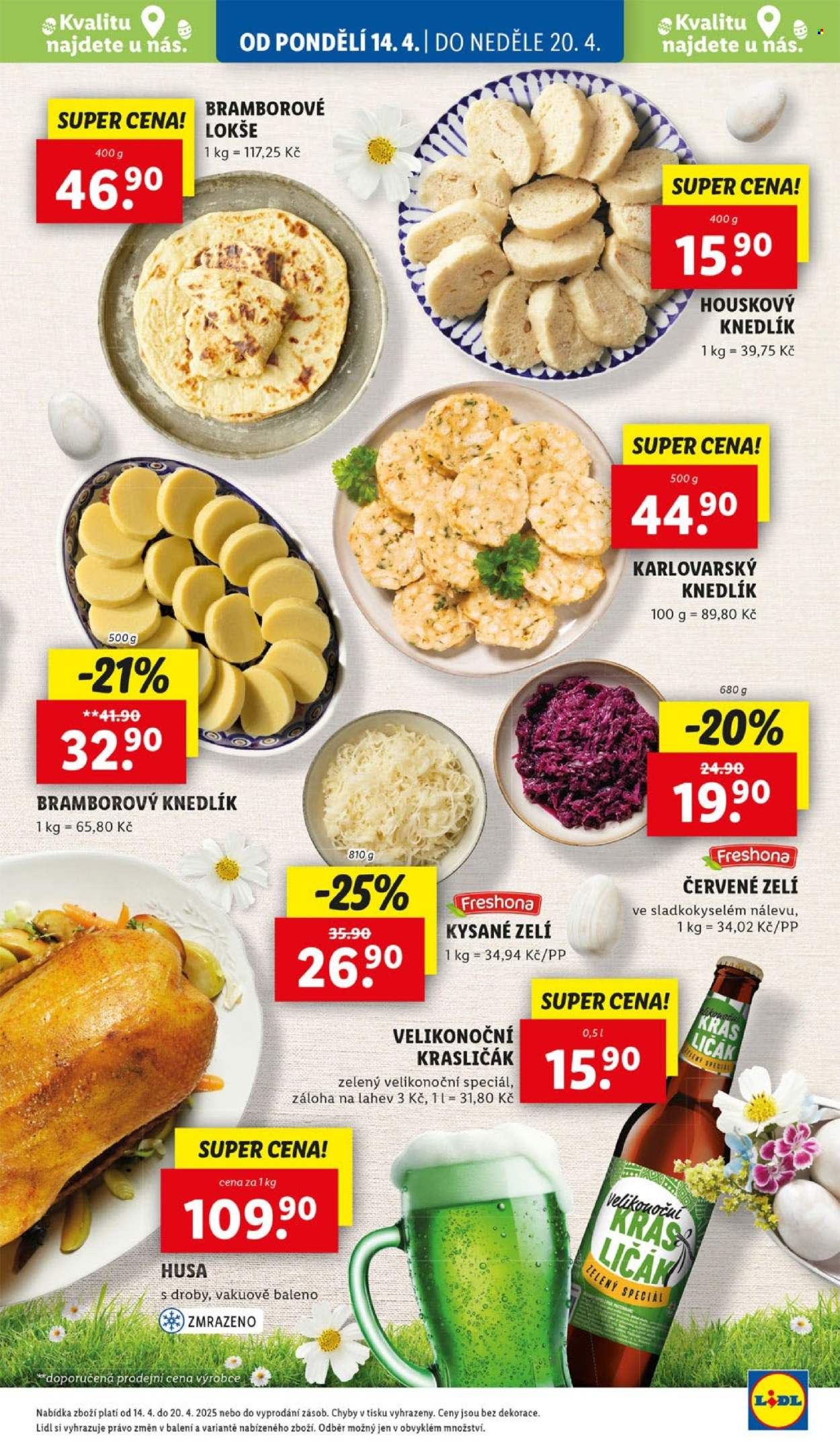 Leták Lidl - 14.4.2025 - 20.4.2025. Strana 15