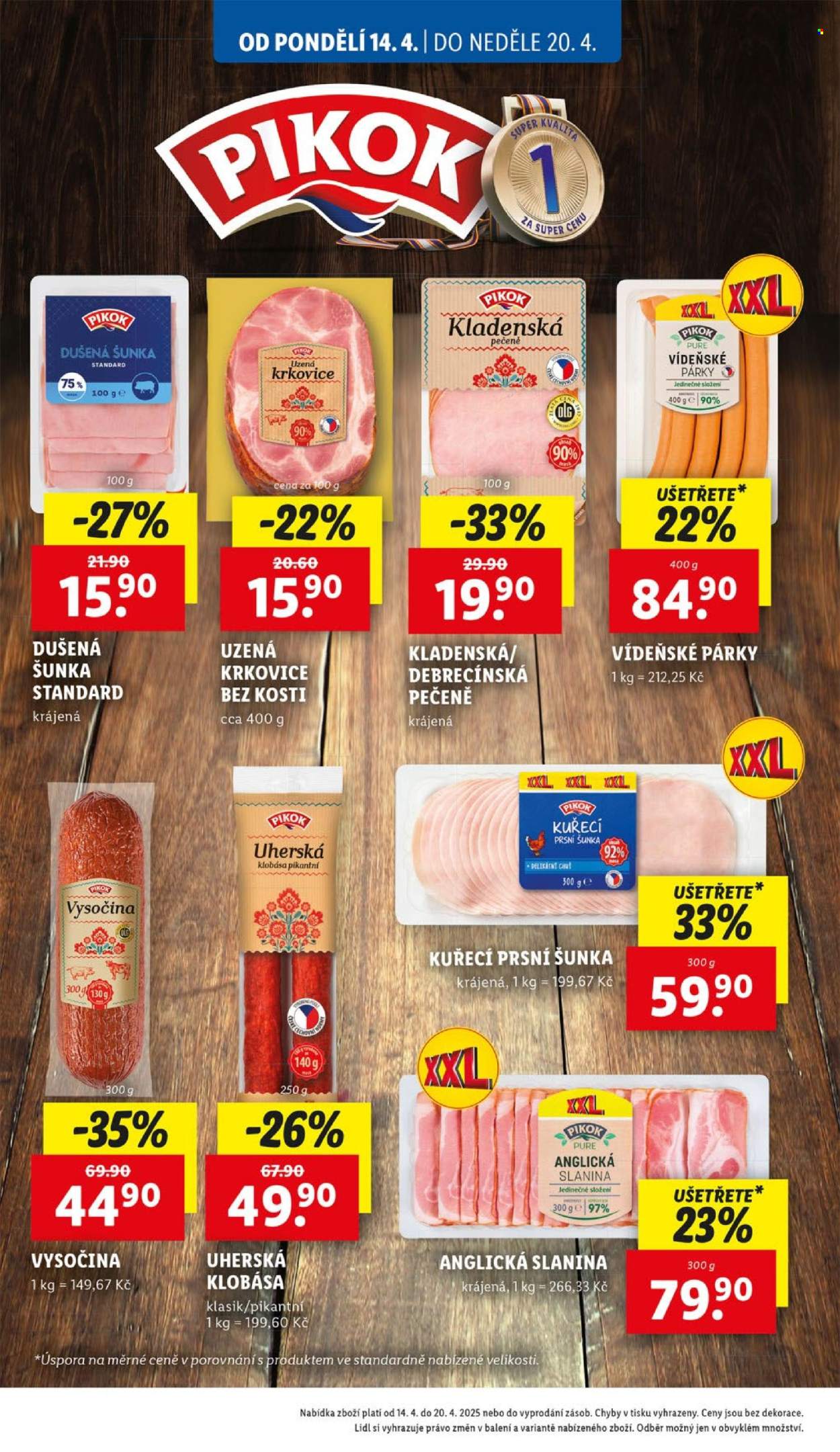 Leták Lidl - 14.4.2025 - 20.4.2025. Strana 22
