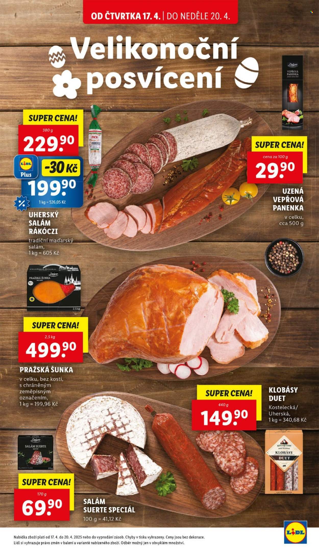 Leták Lidl - 17.4.2025 - 20.4.2025. Strana 13