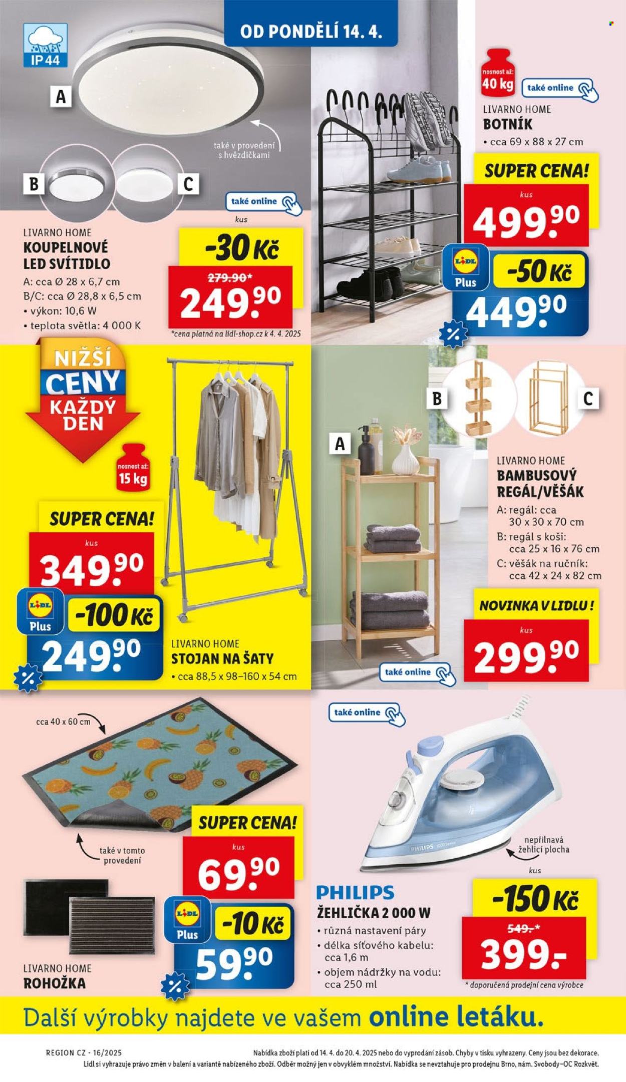 Leták Lidl - 14.4.2025 - 20.4.2025. Strana 4