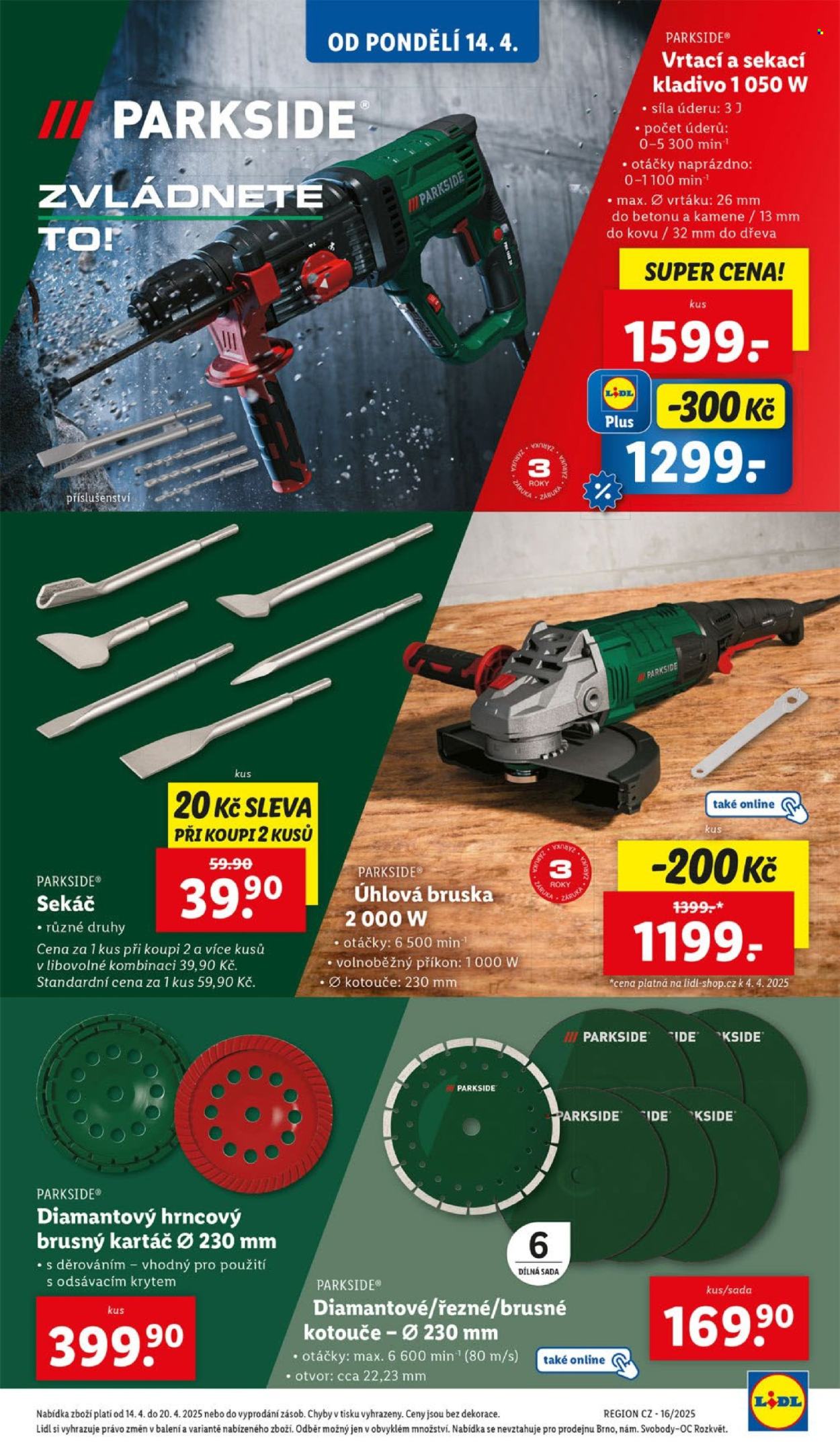 Leták Lidl - 14.4.2025 - 20.4.2025. Strana 7