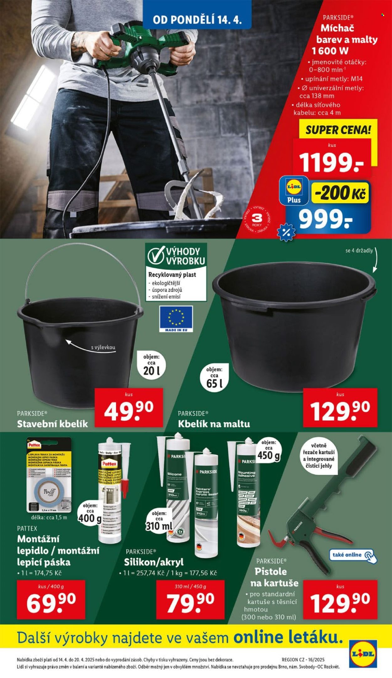Leták Lidl - 14.4.2025 - 20.4.2025. Strana 9