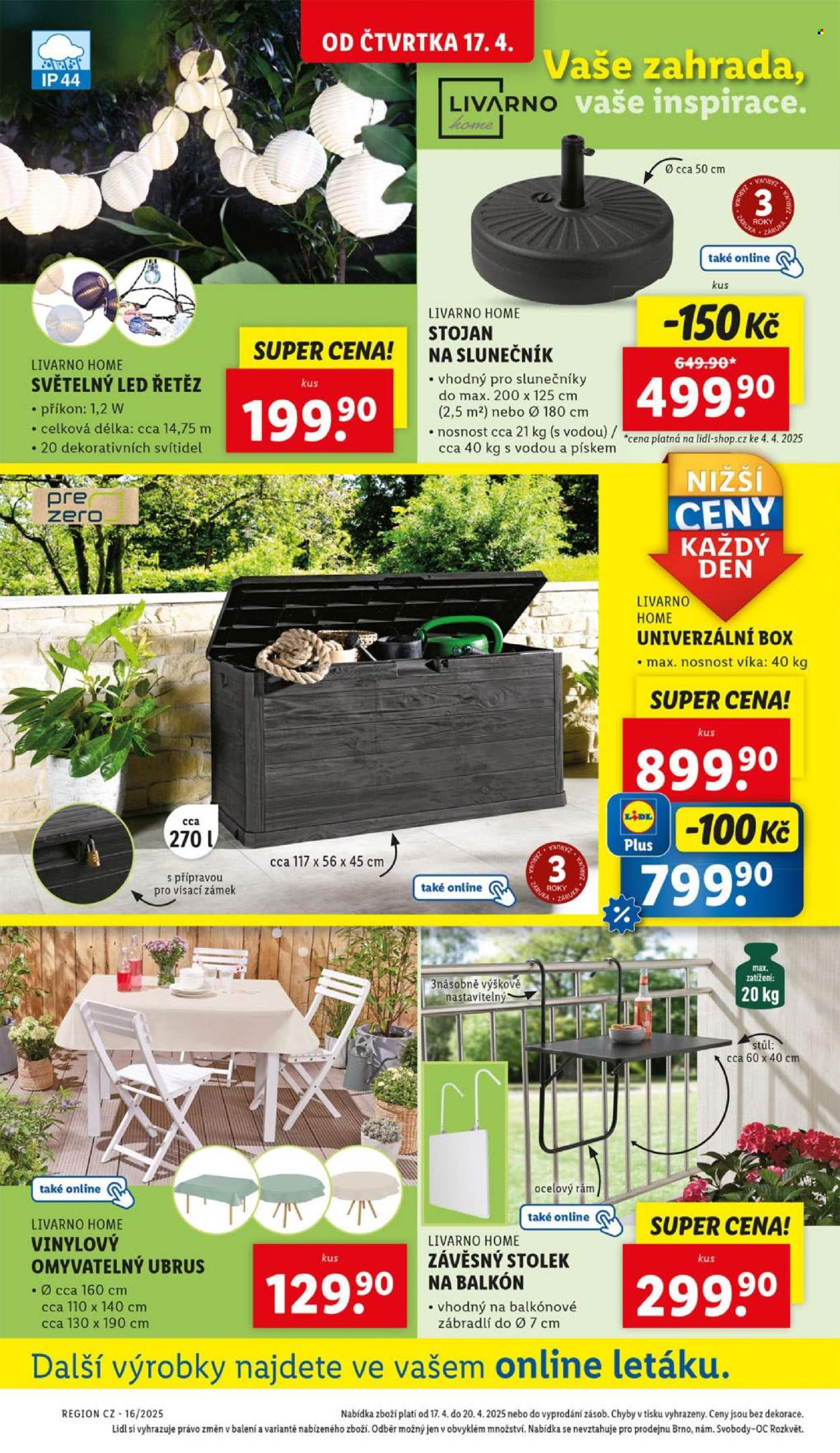 Leták Lidl - 14.4.2025 - 20.4.2025. Strana 18