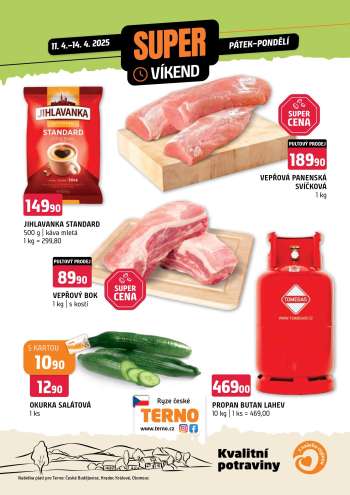 Leták coop TERNO - 11.4.2025 - 14.4.2025.