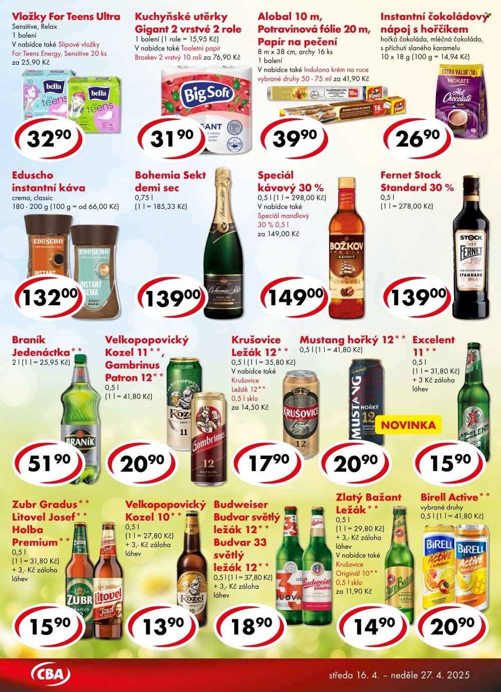 Leták CBA potraviny - 16.4.2025 - 27.4.2025. Strana 6