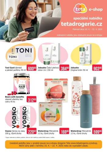Leták Teta drogerie - 10.4.2025 - 22.4.2025.