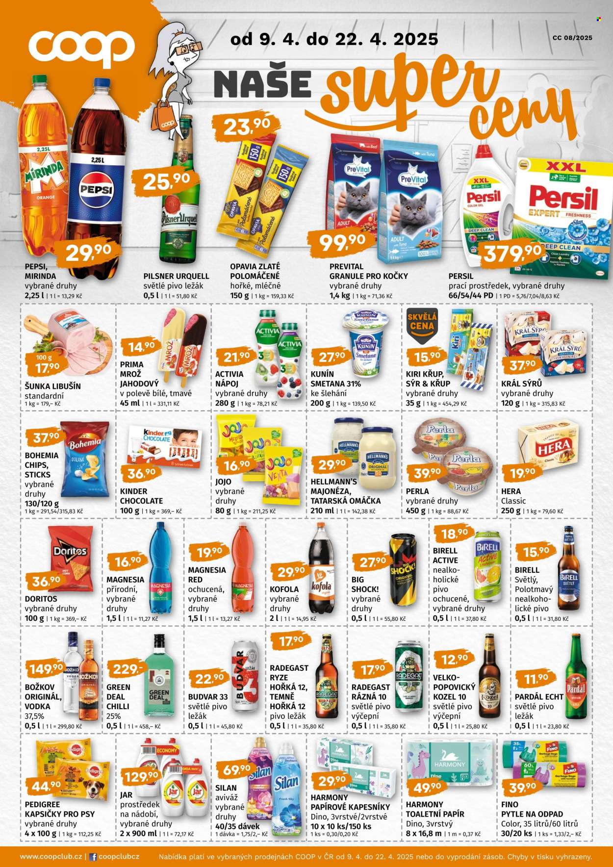 Leták TREFA coop - 9.4.2025 - 22.4.2025. Strana 1