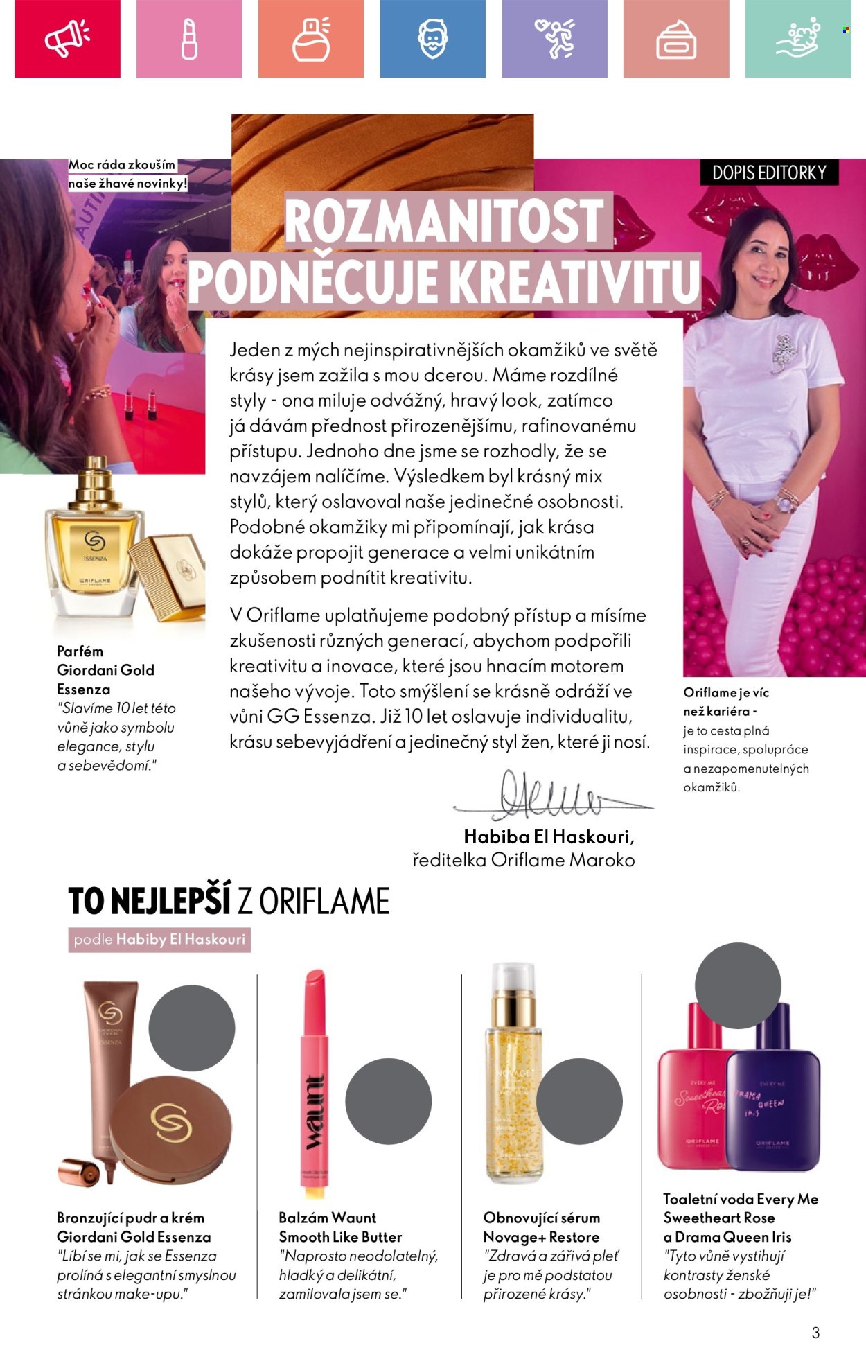 Leták ORIFLAME - 13.4.2025 - 3.5.2025. Strana 3