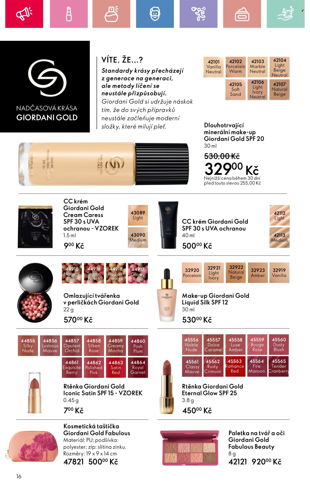 Leták ORIFLAME - 13.4.2025 - 3.5.2025. Strana 16