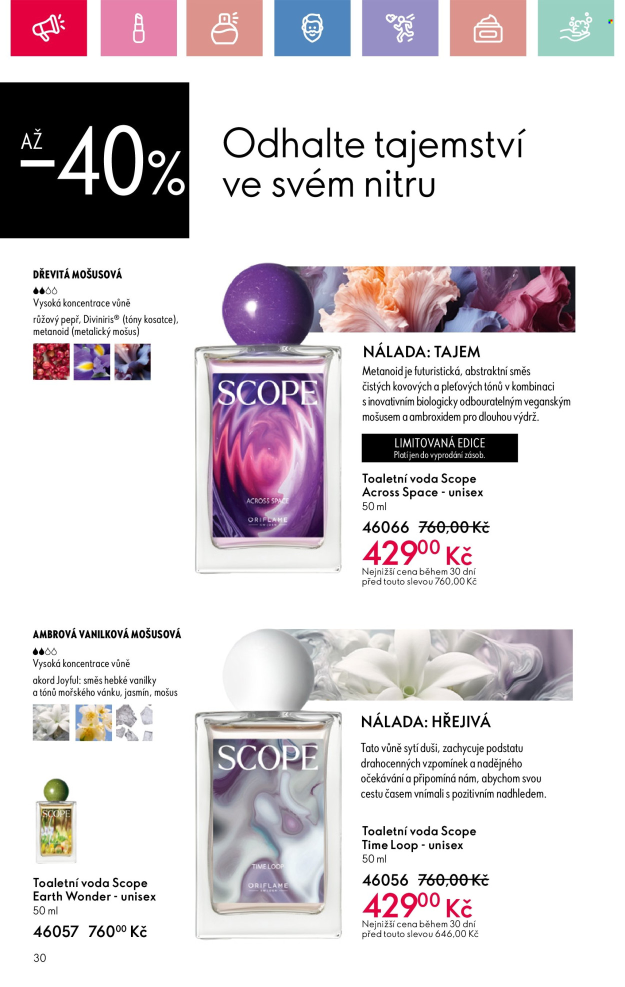 Leták ORIFLAME - 13.4.2025 - 3.5.2025. Strana 30