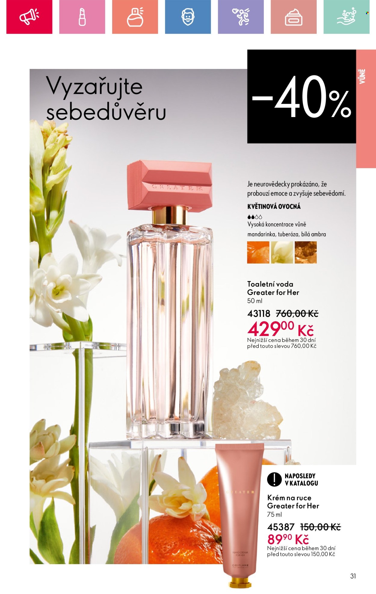 Leták ORIFLAME - 13.4.2025 - 3.5.2025. Strana 31