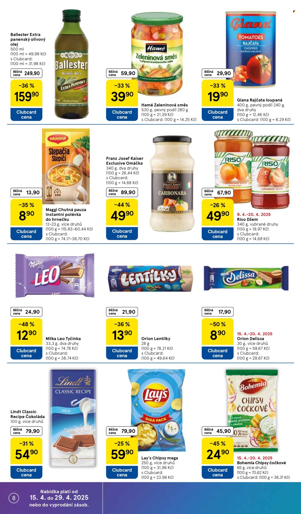 Leták TESCO - 15.4.2025 - 20.4.2025. Strana 8