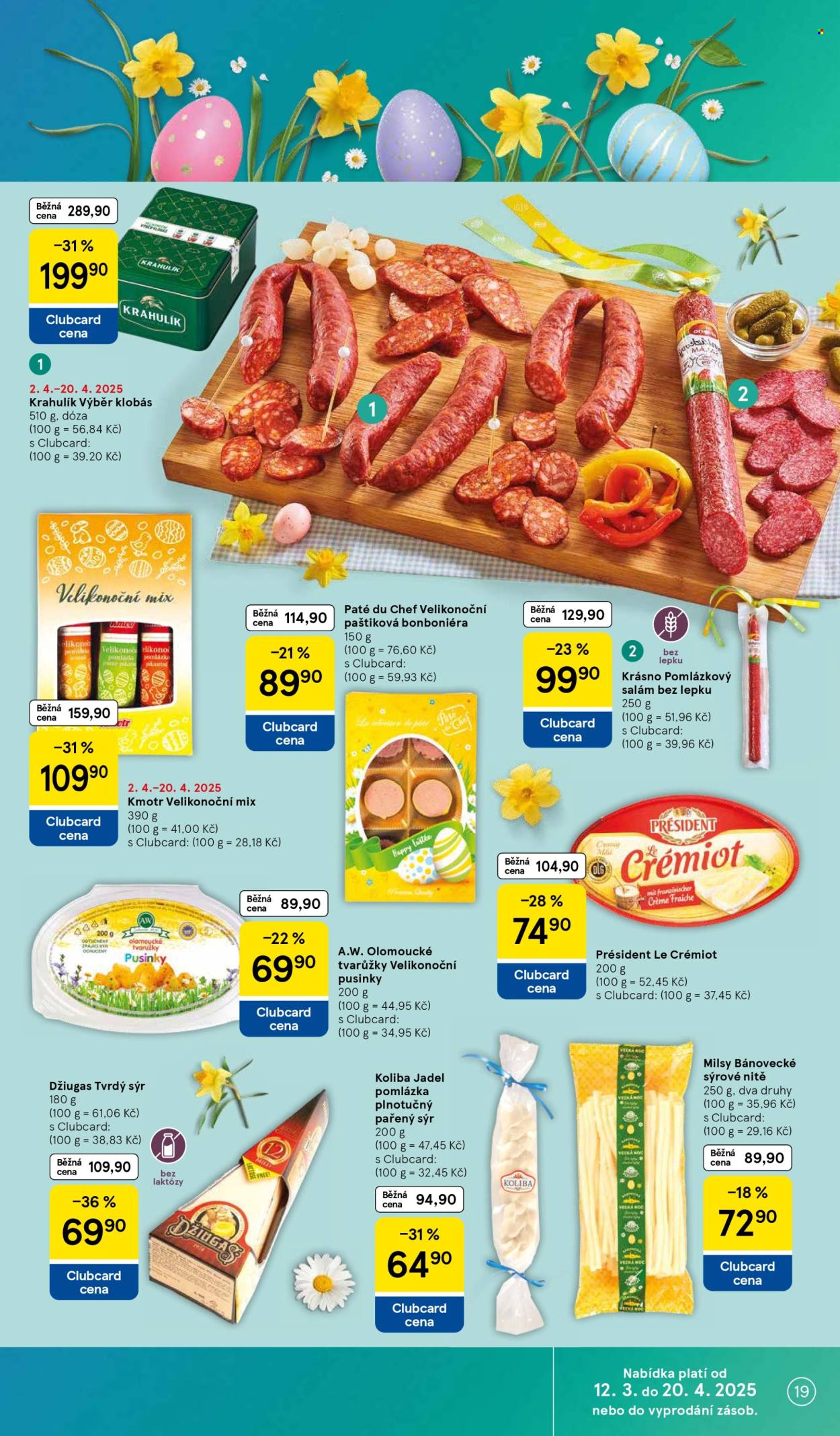 Leták TESCO - 15.4.2025 - 20.4.2025. Strana 19