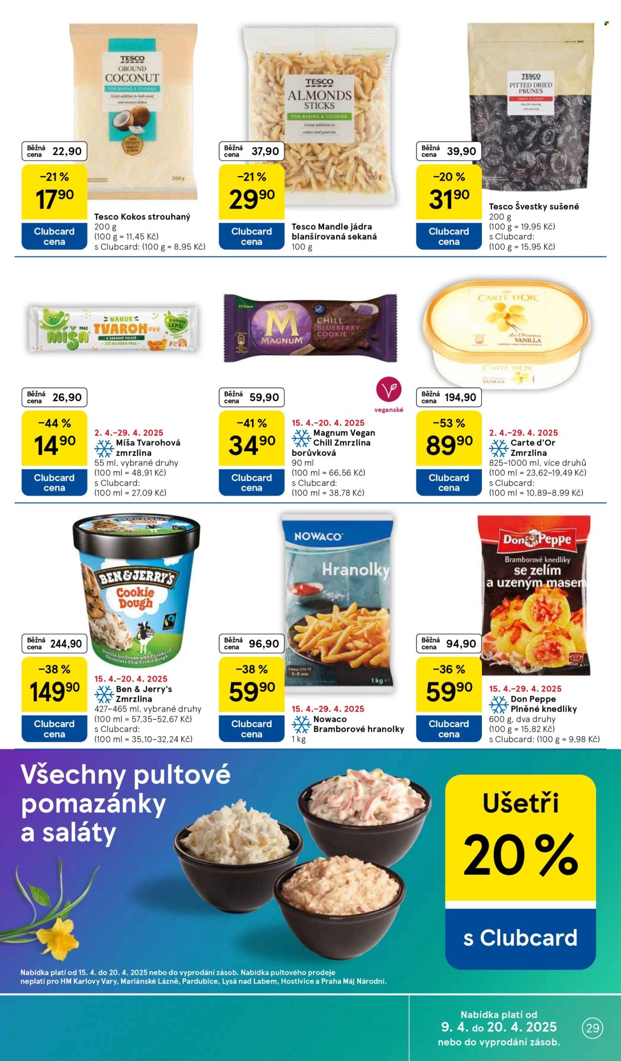 Leták TESCO - 15.4.2025 - 20.4.2025. Strana 29