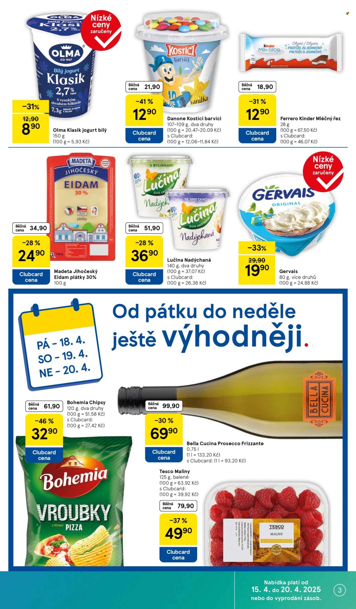 Leták TESCO supermarket - 15.4.2025 - 20.4.2025. Strana 3