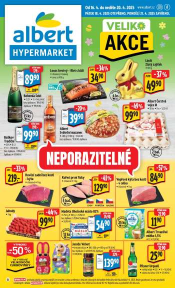 Leták Albert Hypermarket - 16.4.2025 - 20.4.2025.