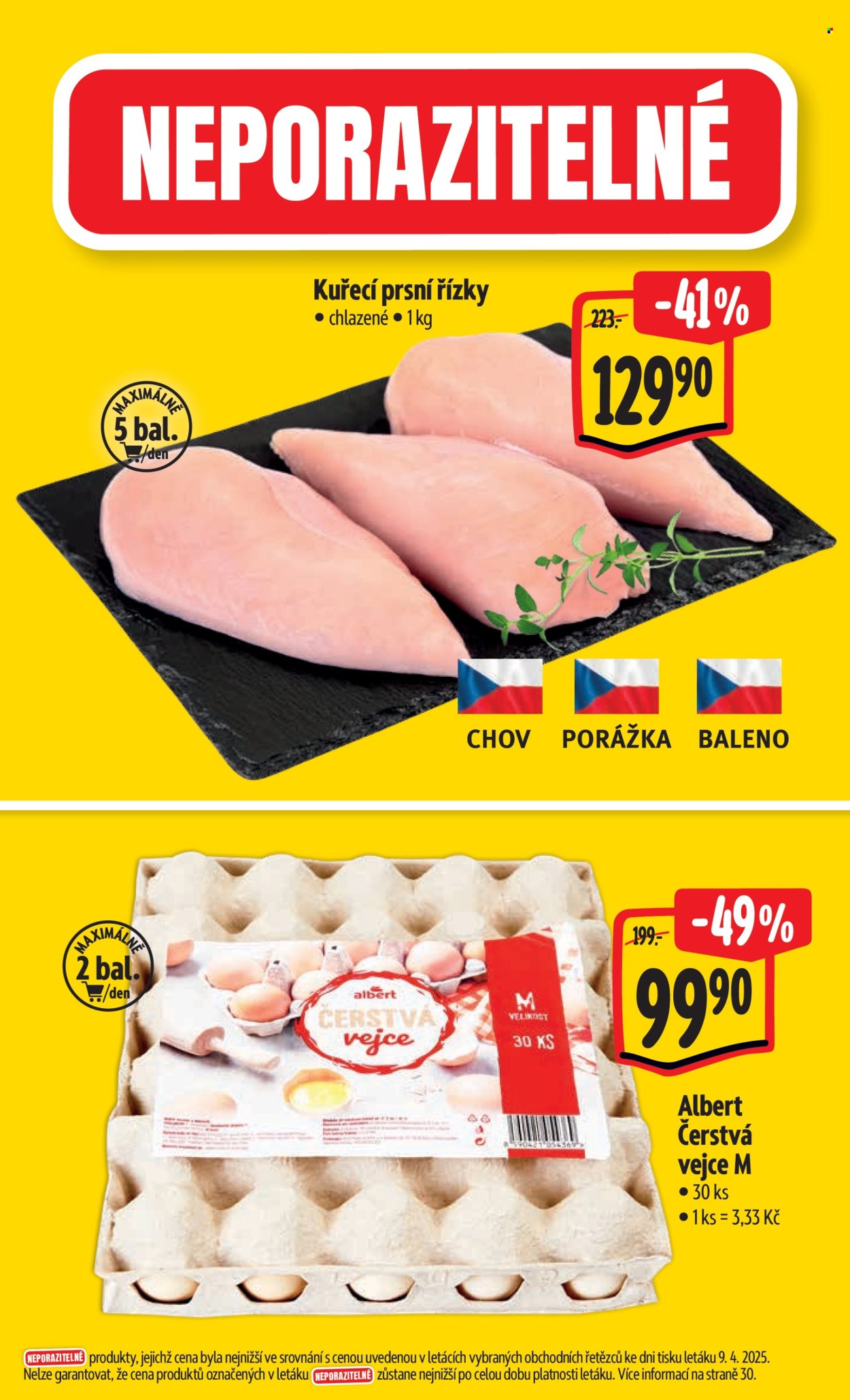 Leták Albert Hypermarket - 16.4.2025 - 20.4.2025. Strana 2