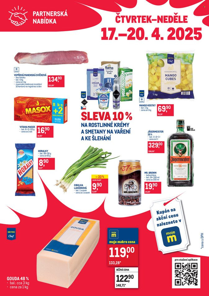 Leták MAKRO - 17.4.2025 - 20.4.2025. Strana 1