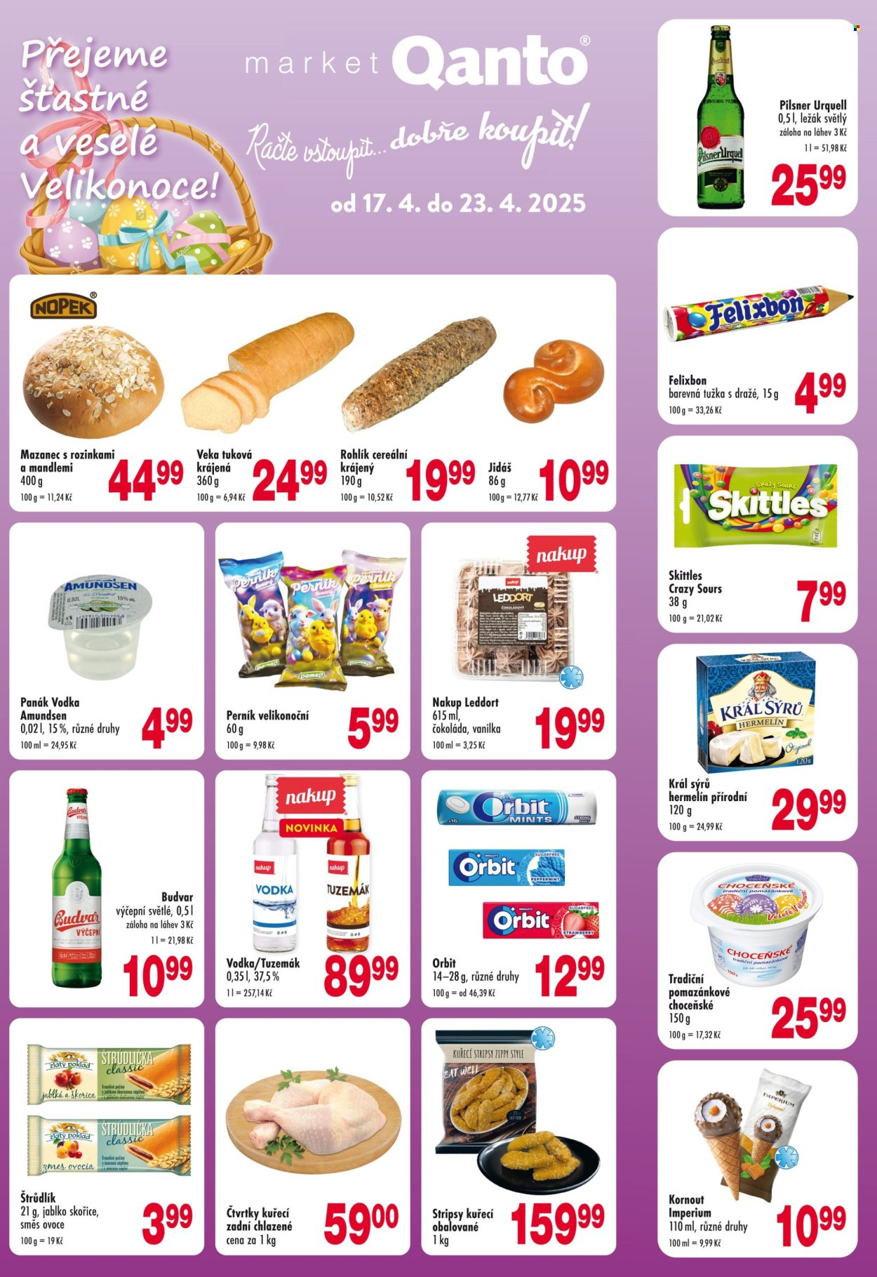 Leták Qanto market - 17.4.2025 - 23.4.2025. Strana 1