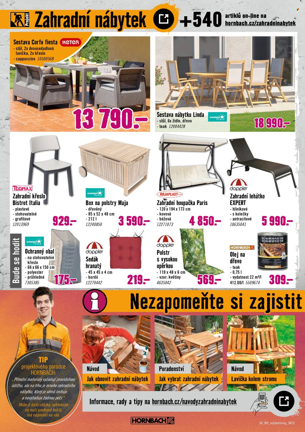 Leták HORNBACH - 16.4.2025 - 30.4.2025. Strana 4