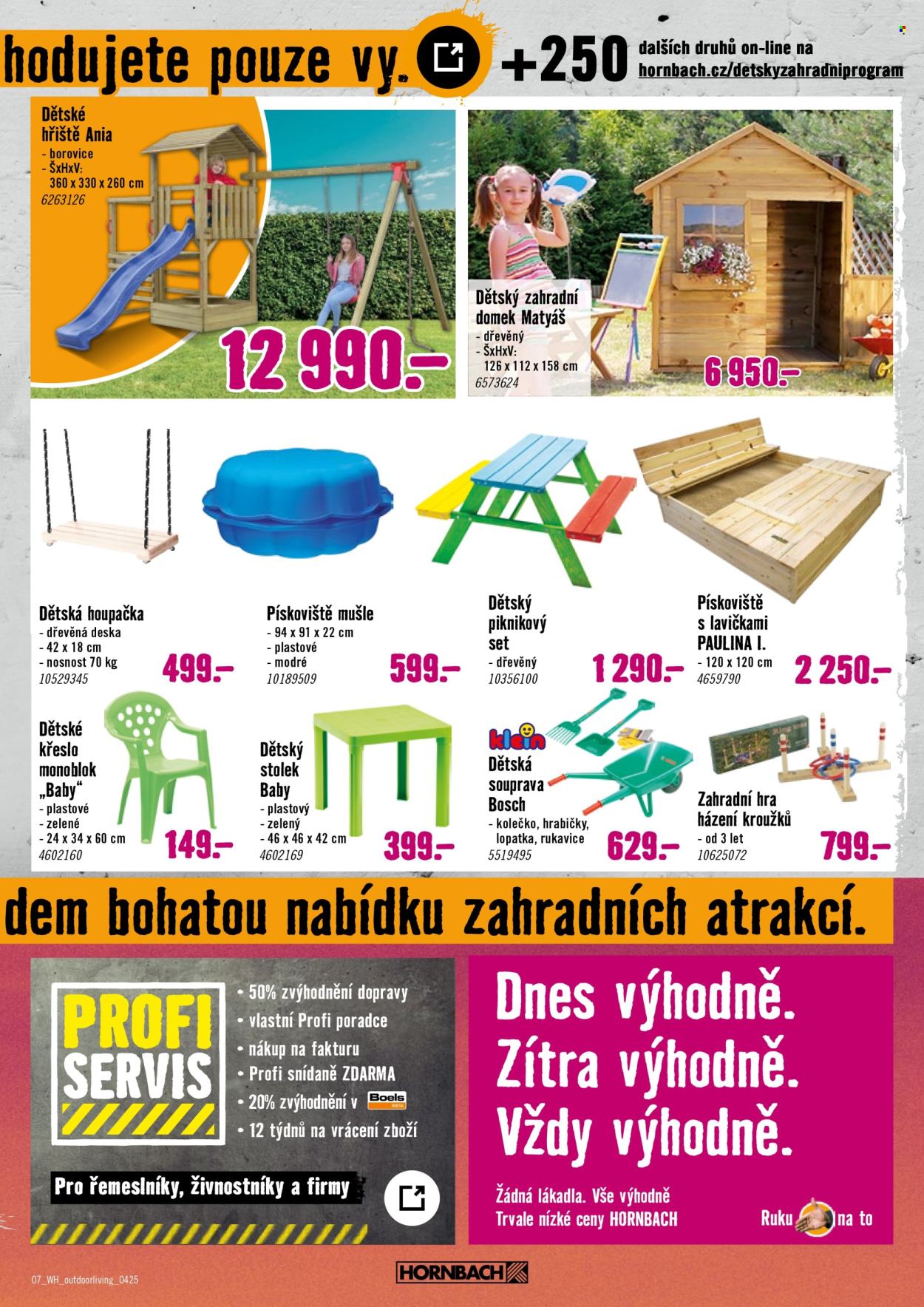 Leták HORNBACH - 16.4.2025 - 30.4.2025. Strana 7