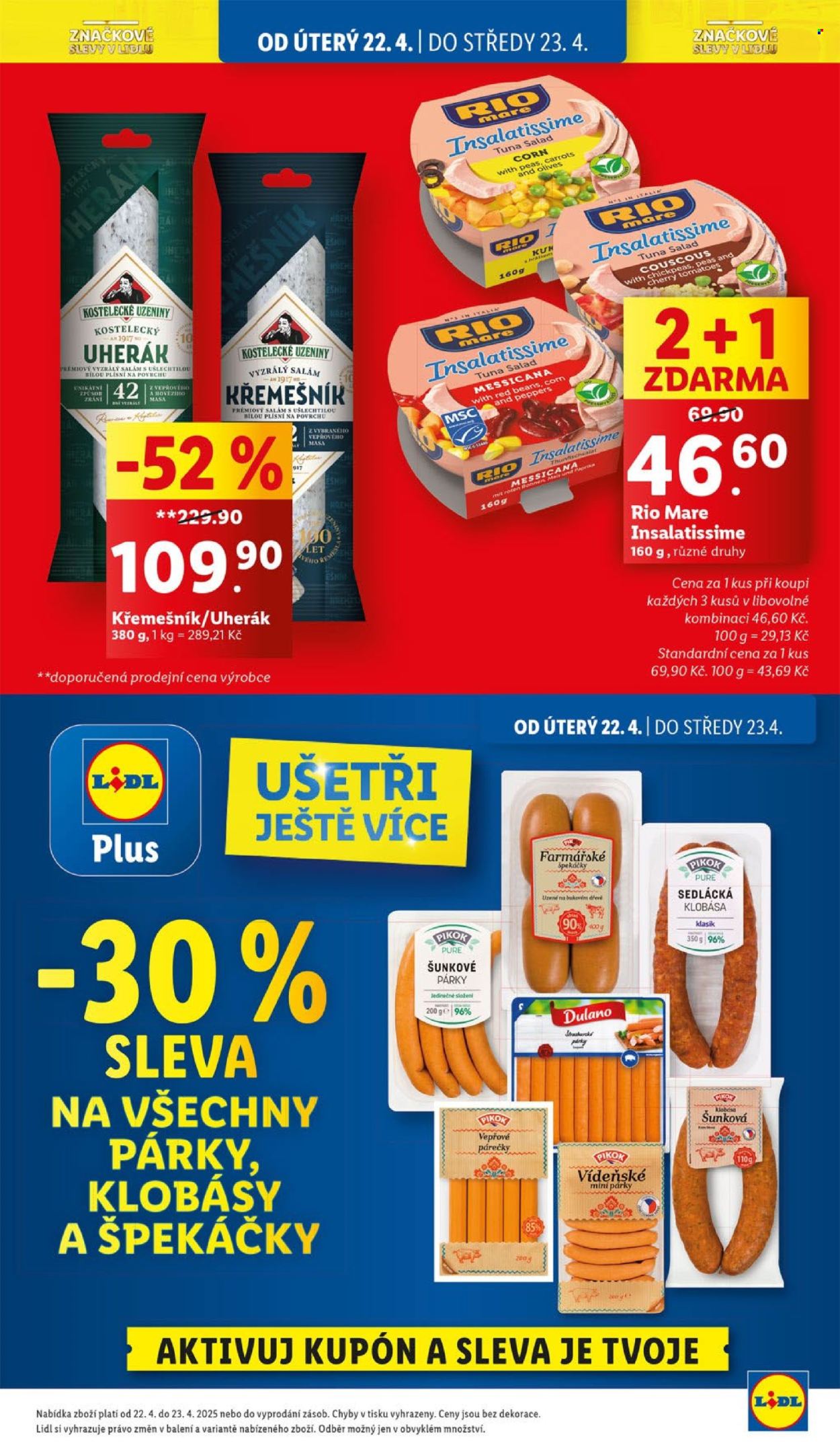 Leták Lidl - 22.4.2025 - 27.4.2025. Strana 3